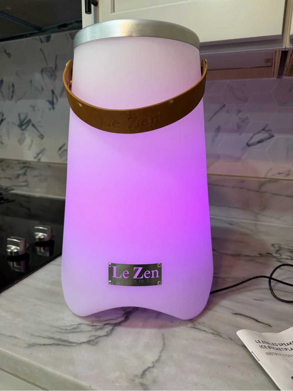 LED Ambient WINE cooler and speaker LED w/ remote